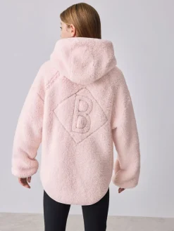 Baker by Ted Baker Rose - veste zippée en polaire en peau de mouton à capuche| Sweats Et Sweats À Capuche|Manteaux Et Vestes