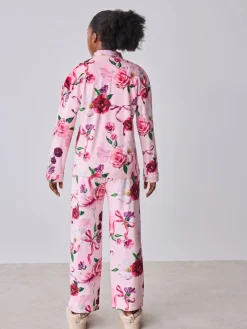 Baker by Ted Baker Rose - Ensemble Pyjamas Polaires Fleuris 2 Pièces| Vêtements De Nuit Et Pyjamas|Pyjamas