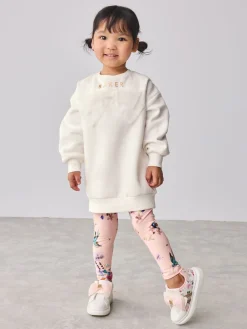 Baker by Ted Baker Rose - ensemble 2 pièces sweat à nœud long et leggings fleuris| Ensembles Et Tenues|Sweats Et Sweats À Capuche