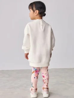 Baker by Ted Baker Rose - ensemble 2 pièces sweat à nœud long et leggings fleuris| Ensembles Et Tenues|Sweats Et Sweats À Capuche