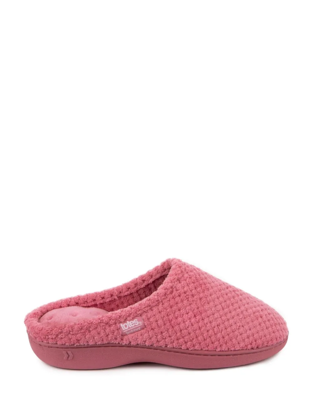 Clearance Totes - Chaussons mules Isotoner Popcorn Terry Rose