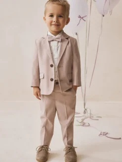 Outlet Next Rose - Ensemble pantalon blazer et nœud papillon (3mois à9ans)
