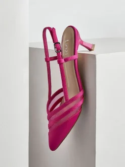 Best Linzi Rose - talons Milan en maille
