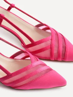 Best Linzi Rose - talons Milan en maille