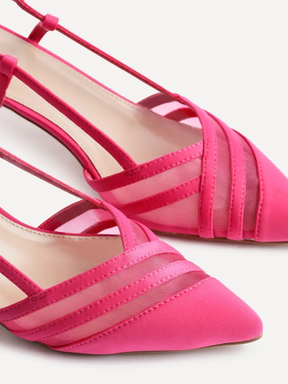 Best Linzi Rose - talons Milan en maille