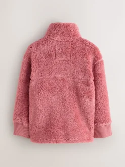 Clearance Superdry - Polaire quart zippée Rose