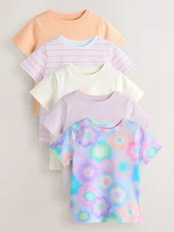Online Next Rose abstrait - Pack T-shirt 5 (3-16ans)