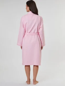 Loungeable - Peignoir gaufré 100% coton|Femme Robes De Chambre