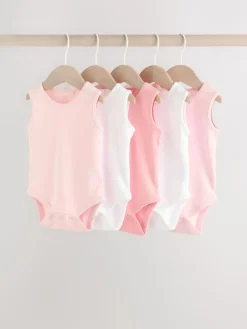 Sale Next Rose/Blanc - Bodys indispensables bébé
