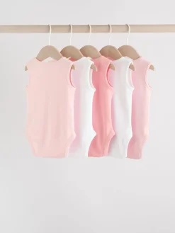 Sale Next Rose/Blanc - Bodys indispensables bébé