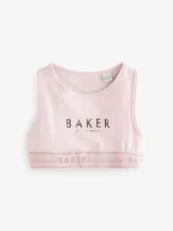 Baker by Ted Baker Rose/Noir/Blanc - Crop Tops 3| Tous Les Sous-Vêtements