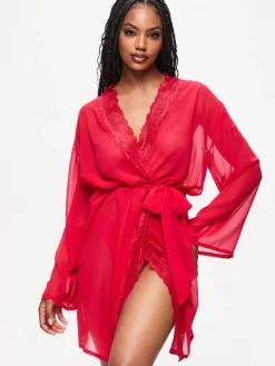 Best Ann Summers Rouge - Peignoir en mousseline qui promet