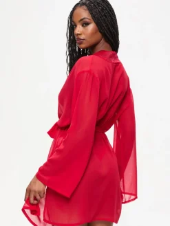 Best Ann Summers Rouge - Peignoir en mousseline qui promet