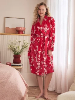 Bath & Body Works Rouge cerise - Peignoir confortable Blossom|Femme Robes De Chambre