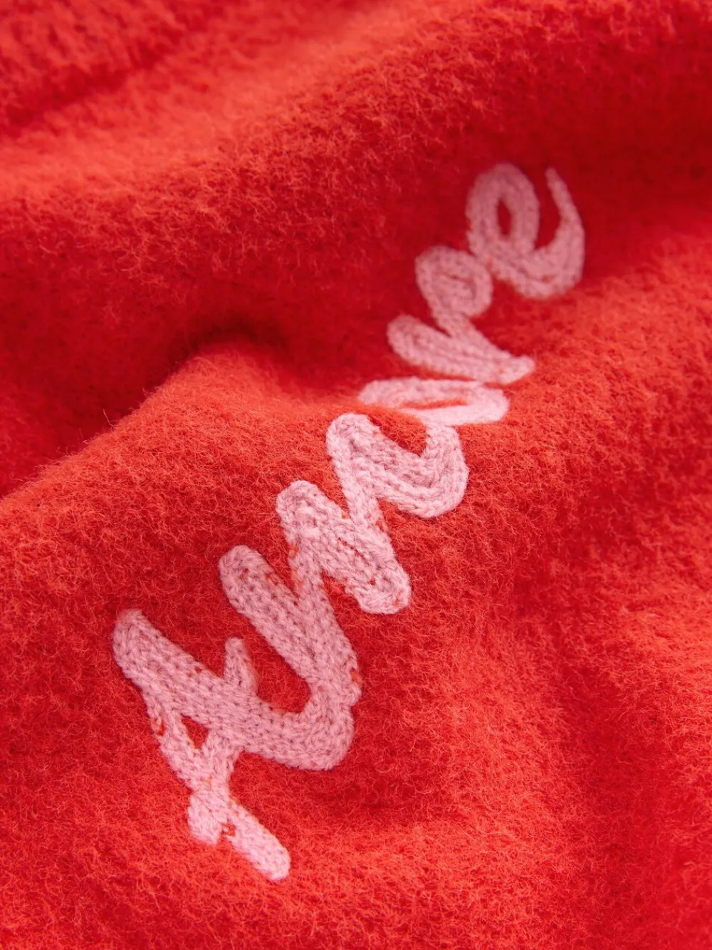 Best Next Rouge/Rose - Pull de Saint-Valentin brodé confortable