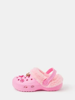 New Angels By Accessorize Sabots pour fille doublés de fausse fourrure