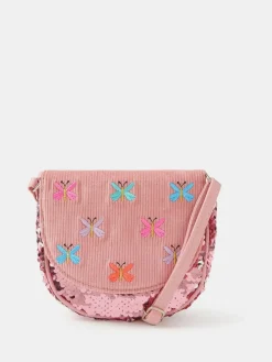 Angels By Accessorize Sac à bandoulière papillon à sequins fille| Sacs