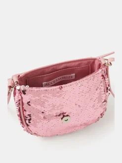 Angels By Accessorize Sac à bandoulière papillon à sequins fille| Sacs