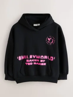 Baker by Ted Baker Sweat à capuche surdimensionné SmileyWorld x| Sweats Et Sweats À Capuche