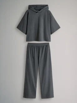 Online The Set ensemble sweat à capuche et pantalon de jogging côtelé doux au toucher