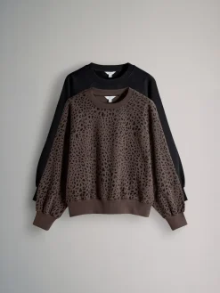 Sale The Set lot de 2 Chandails à manches raglan