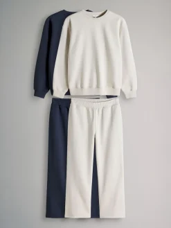 Best The Set lot de 4 Joggings à col rond et jambes larges