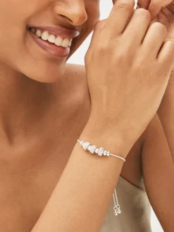 Best Next Tonalité argentée - Bracelet pully scintillant avec maïs soufflé perlé