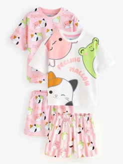 Best Vanilla Underground Ensemble pyjama Squishmallows à manches courtes en 100% coton Lot de 2