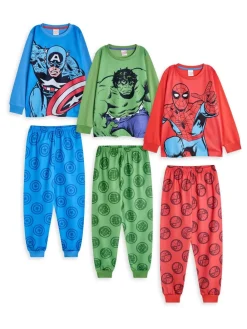 Best Vanilla Underground Marvel Pyjama Garçons 3 Lot