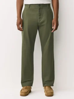 New Next - Coupe fuselée régulière - Pantalon chino stretch Vert