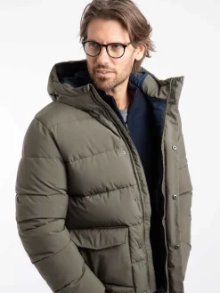 Weird Fish Vert - Doudoune épaisse Calderwood|Homme Manteaux Et Vestes
