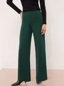 Lipsy - Pantalon large taille haute Vert