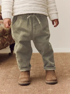 Outlet Next vert - Pantalon en velours côtelé (3mths-7yrs)