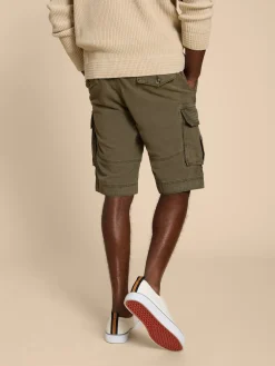 White Stuff Vert - 100% Cotton Halsall Cargo Shorts|Homme Shorts