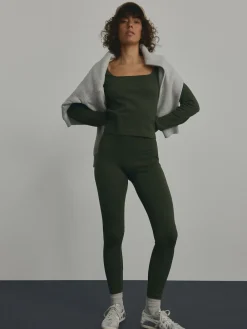 Next - Côtelé sans couture Taille haute Leggings|Femme Leggings Et Joggings