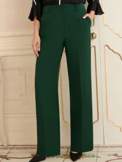Clearance Love & Roses - Pantalons amples Vert forêt