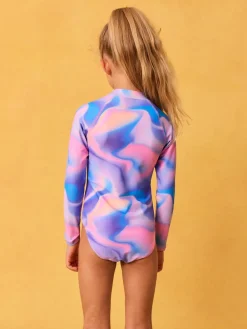 Discount Next - Maillot de bain Sunsafe à manches longues (3mois-16ans) Violet