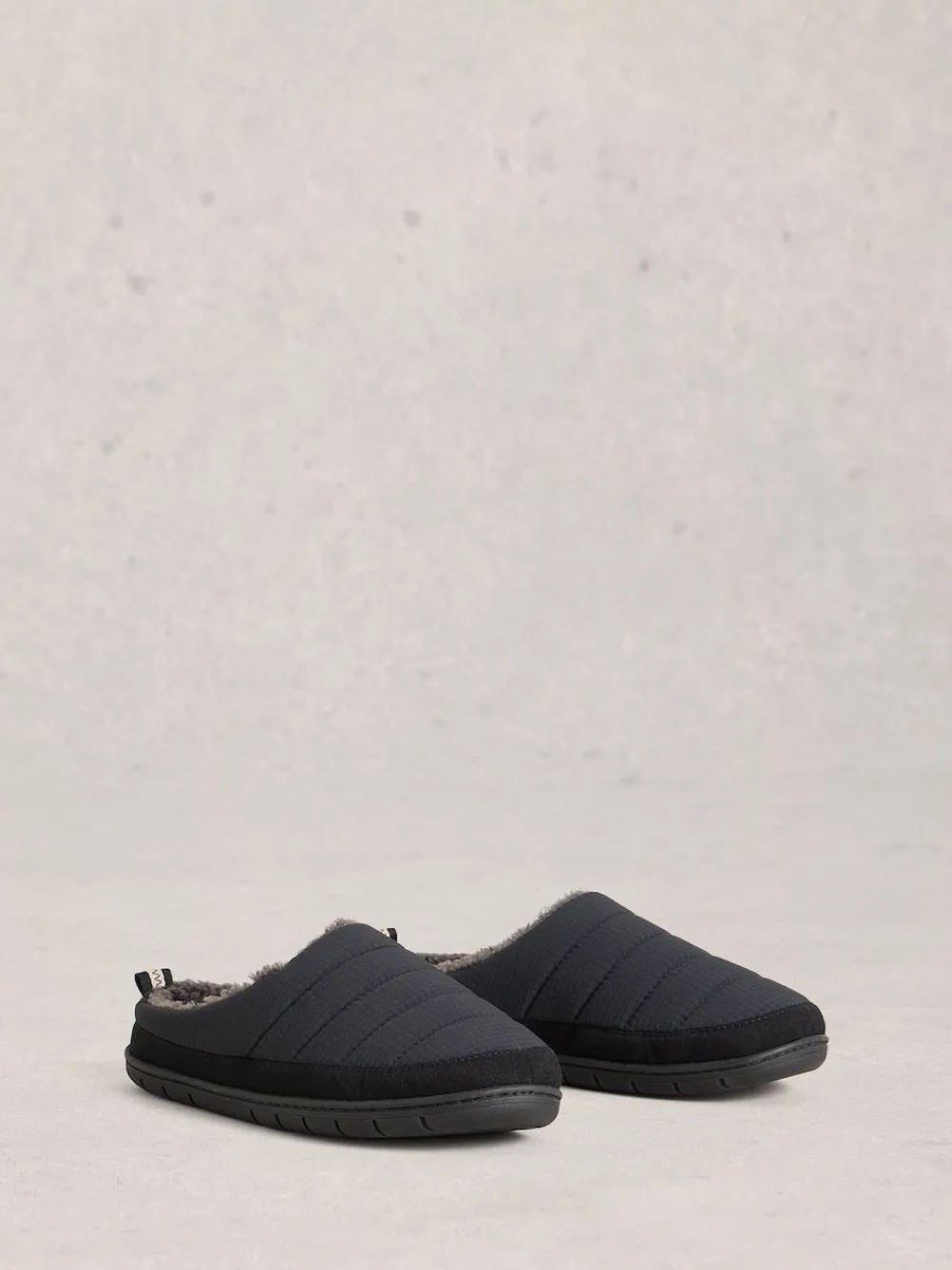 White Stuff Mule bouffante en nylon|Homme Chaussons
