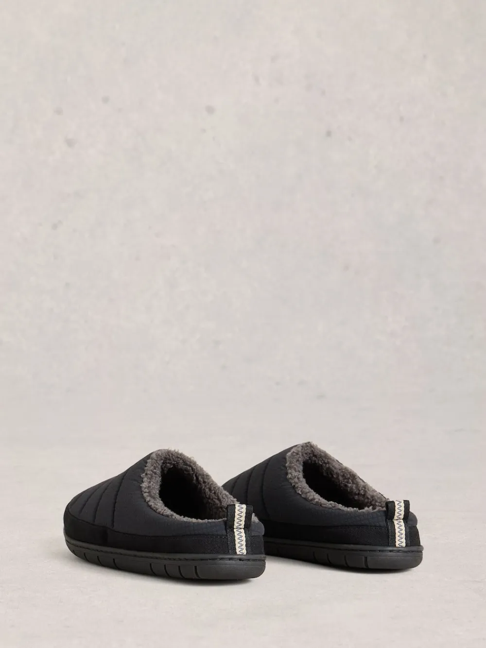 White Stuff Mule bouffante en nylon|Homme Chaussons