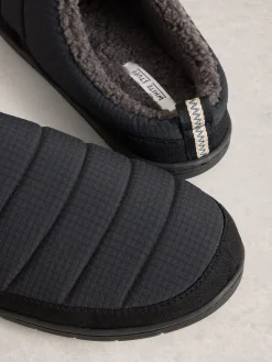 White Stuff Mule bouffante en nylon|Homme Chaussons